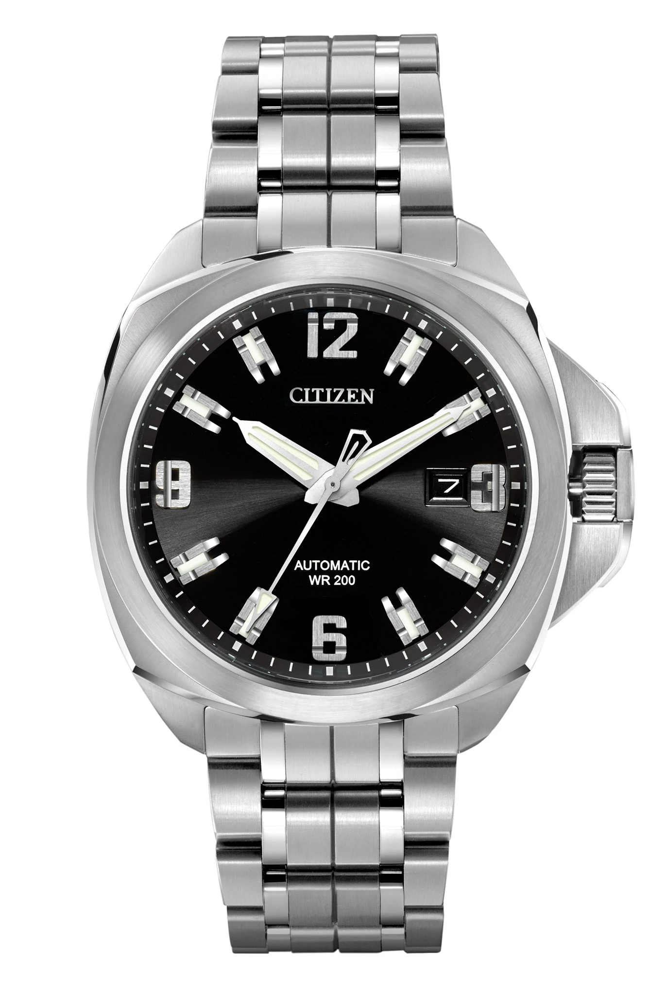 Grand Touring Black Dial Stainless Steel Bracelet NB0070-57E | CITIZEN
